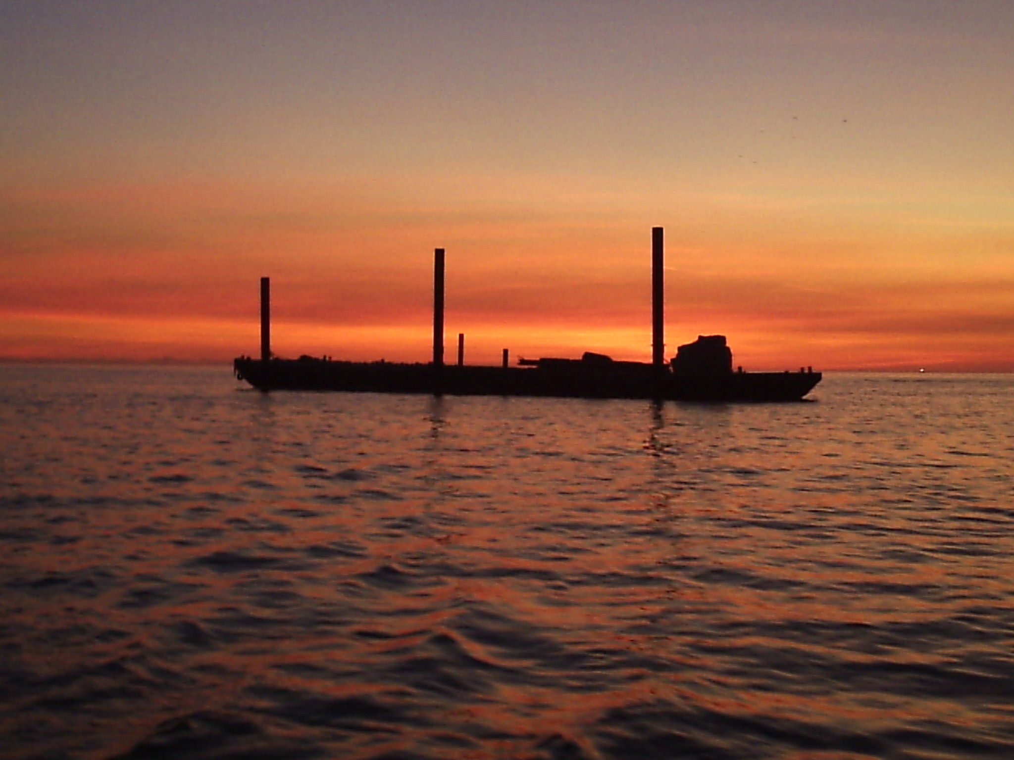 Picture was taken coming back into Johns Pass after watching sunset.  Taken 10/20/06