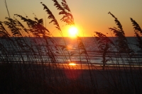 Sensational sunset at Fort De Soto Beach